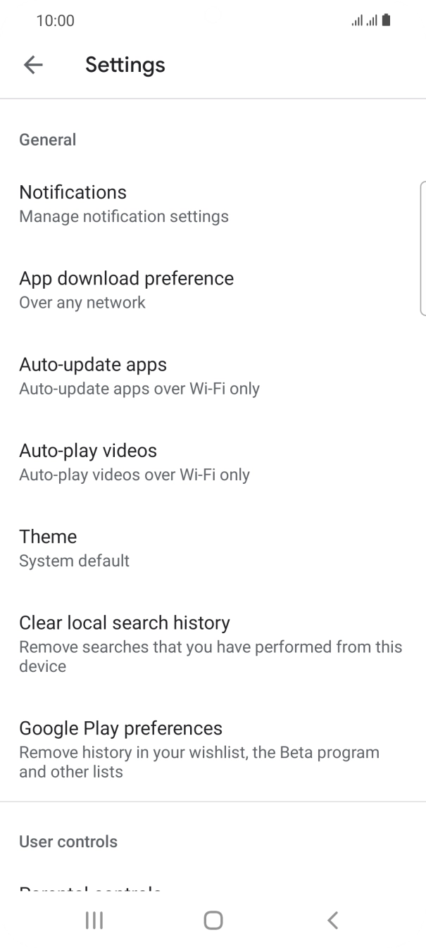 Press Auto-update apps. Press Auto-update apps.