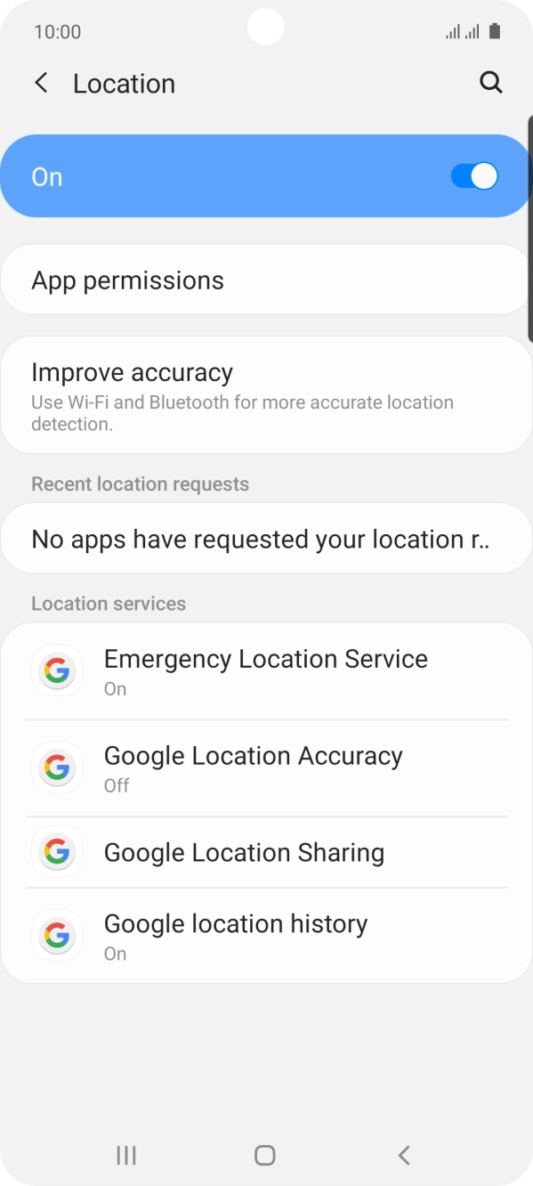Press App permissions. Press App permissions.