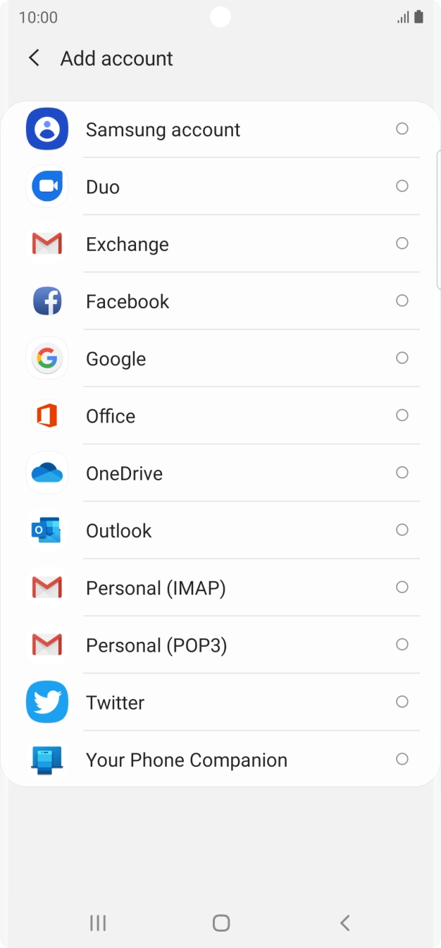 Press Google.