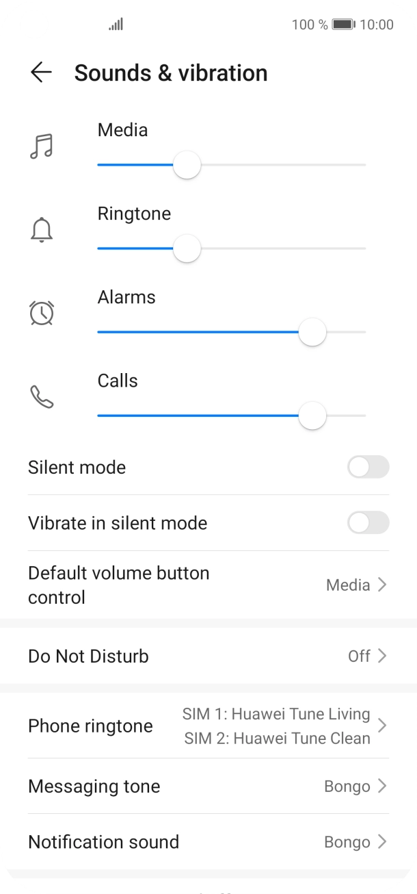 Press Phone ringtone.
