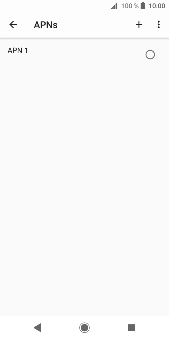 Press the new data connection icon. Press the new data connection icon.