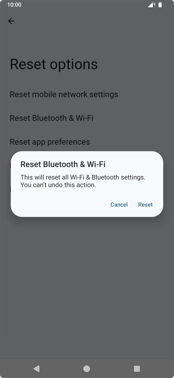 Press Reset.