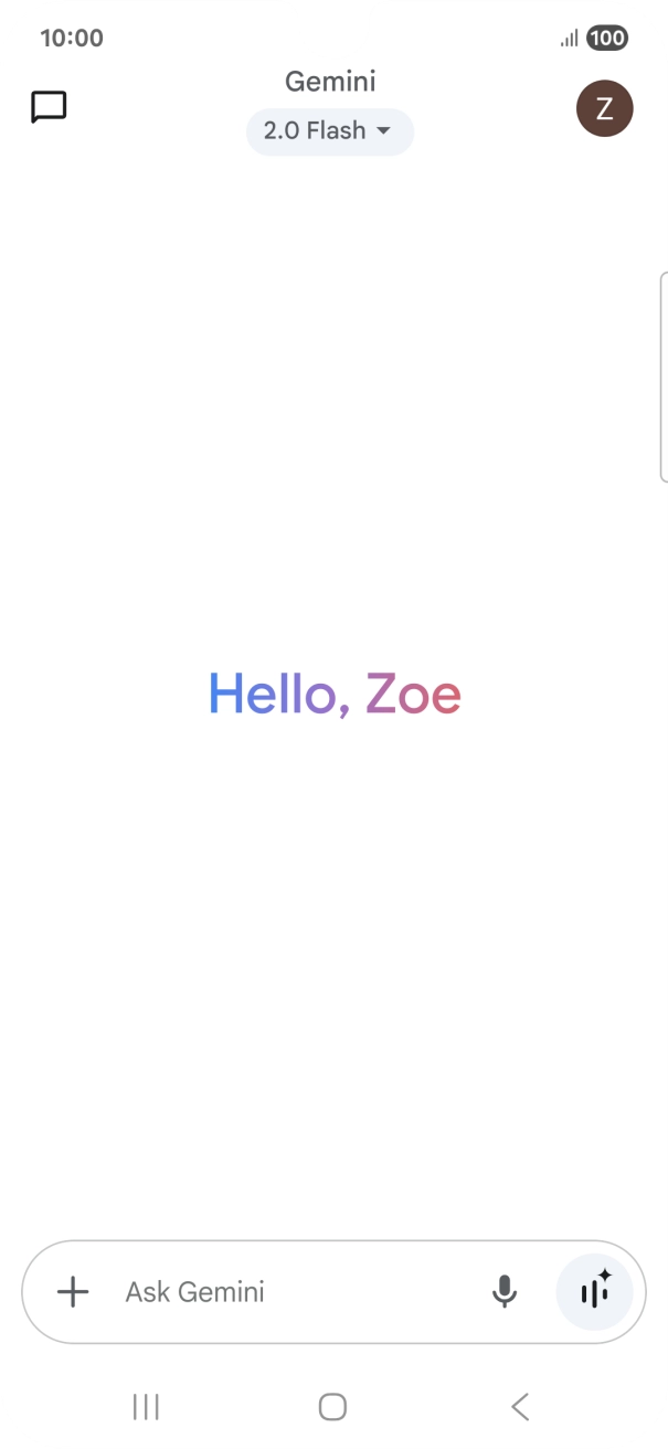 Press the profile icon. Press the profile icon.