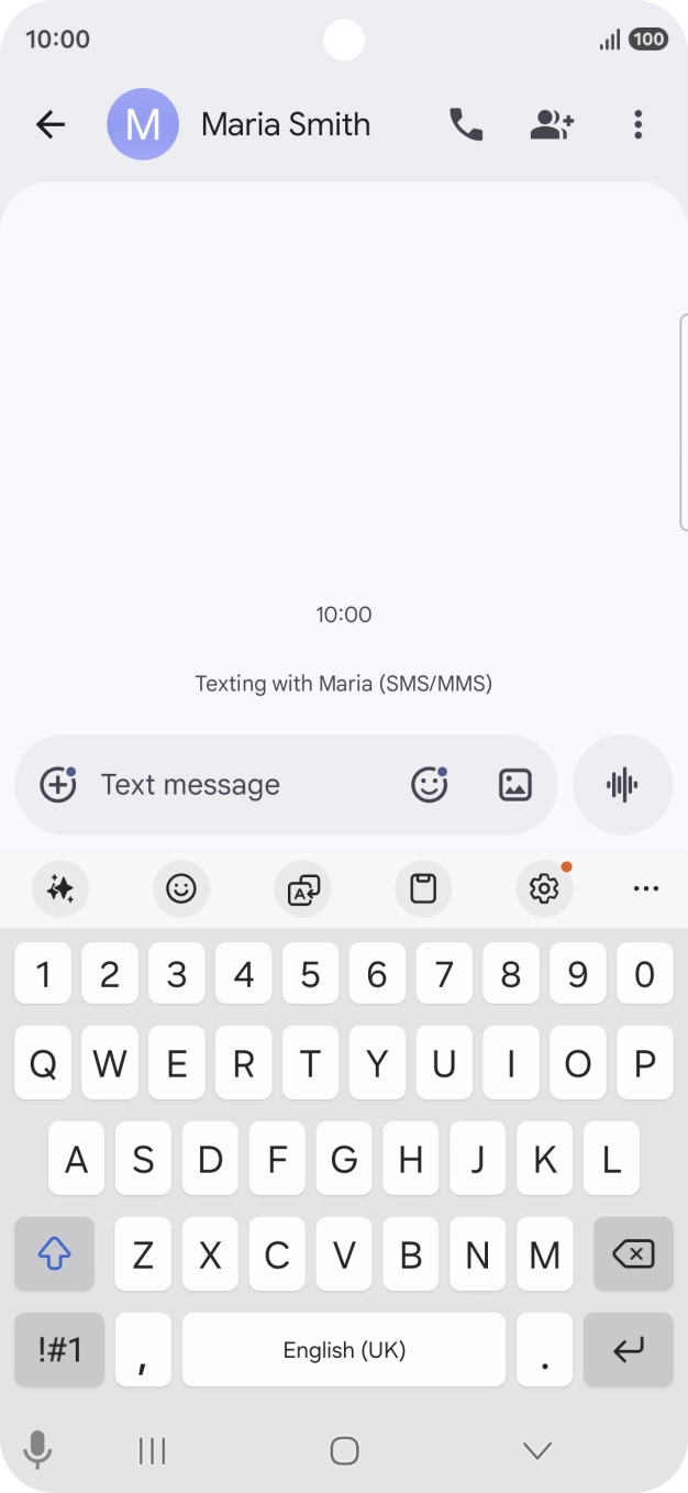 Select an existing conversation or create a new message and press the AI icon. Select an existing conversation or create a new message and press the AI icon.