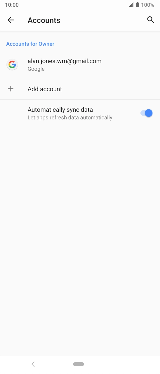 Press the Home key to return to the home screen.