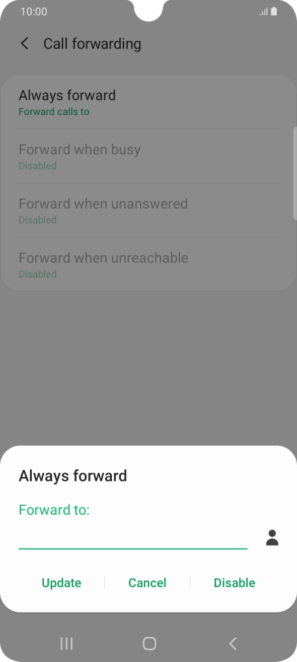 Press Disable.