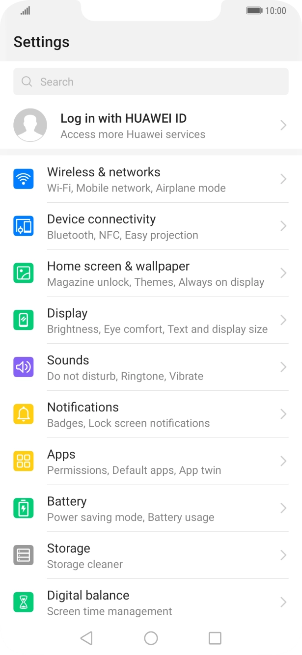 Press Battery.