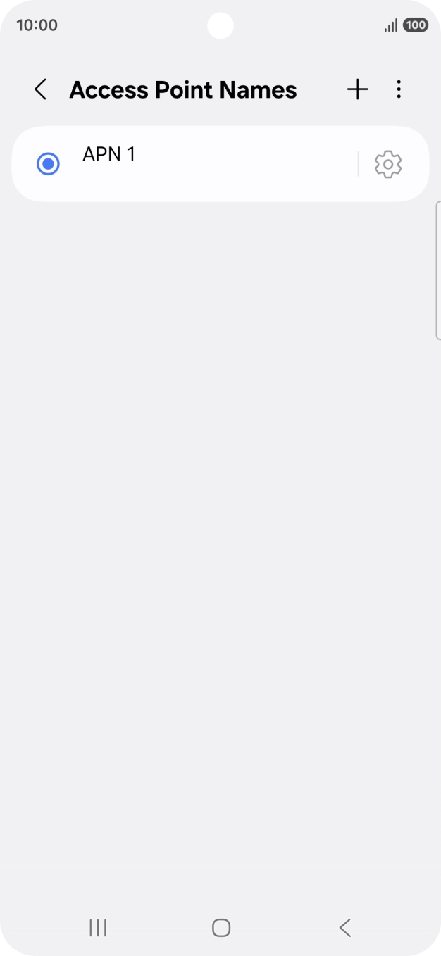Press the add icon. Press the add icon.