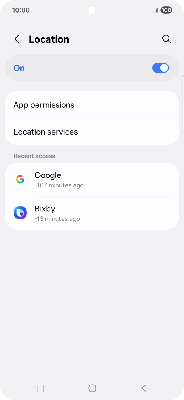 Press App permissions. Press App permissions.
