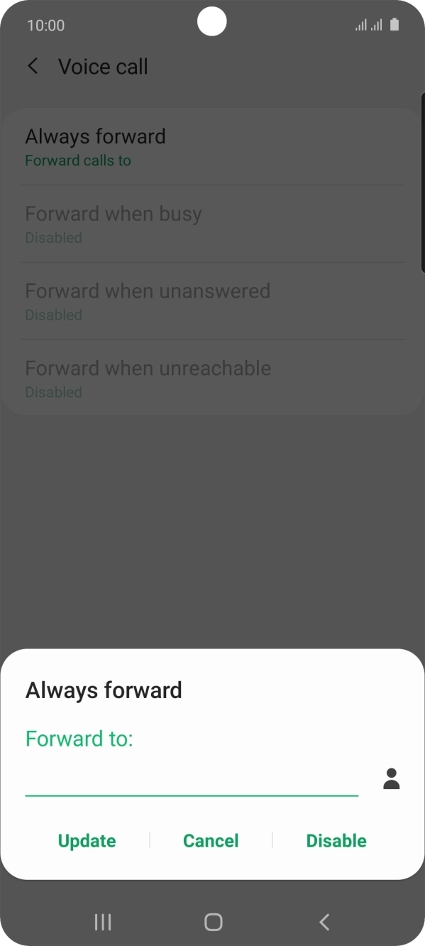 Press Disable.
