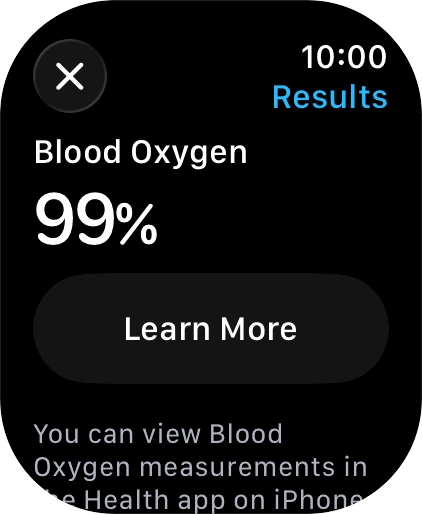 Your result is displayed on the screen. Your result is displayed on the screen.