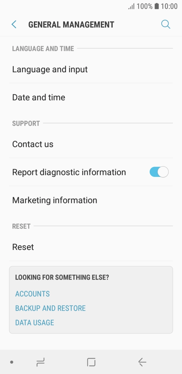 Press Reset.