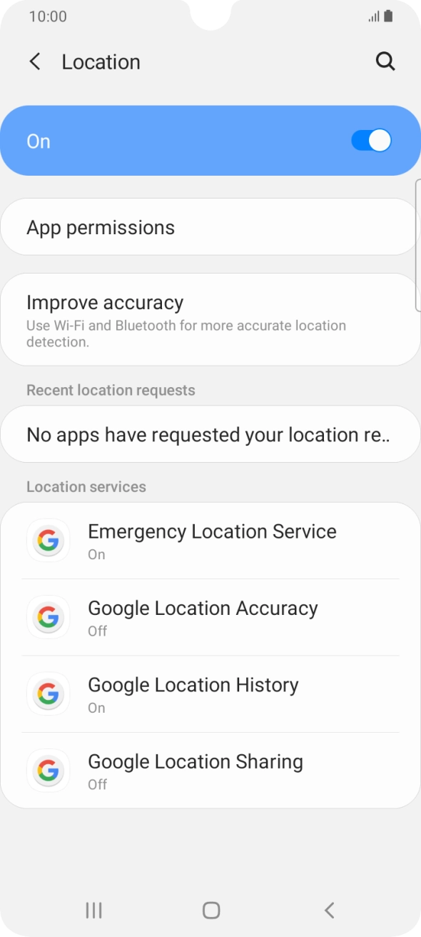 Press App permissions. Press App permissions.