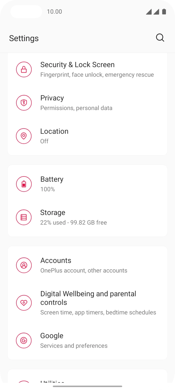 Press Battery.