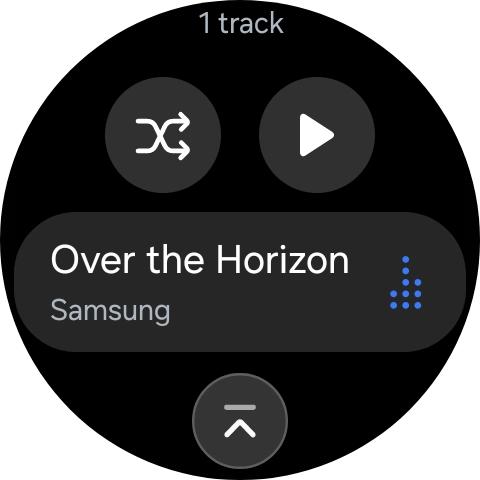 Press the required audio file.