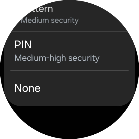 Press None.