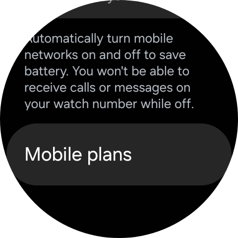 Press Mobile plans.