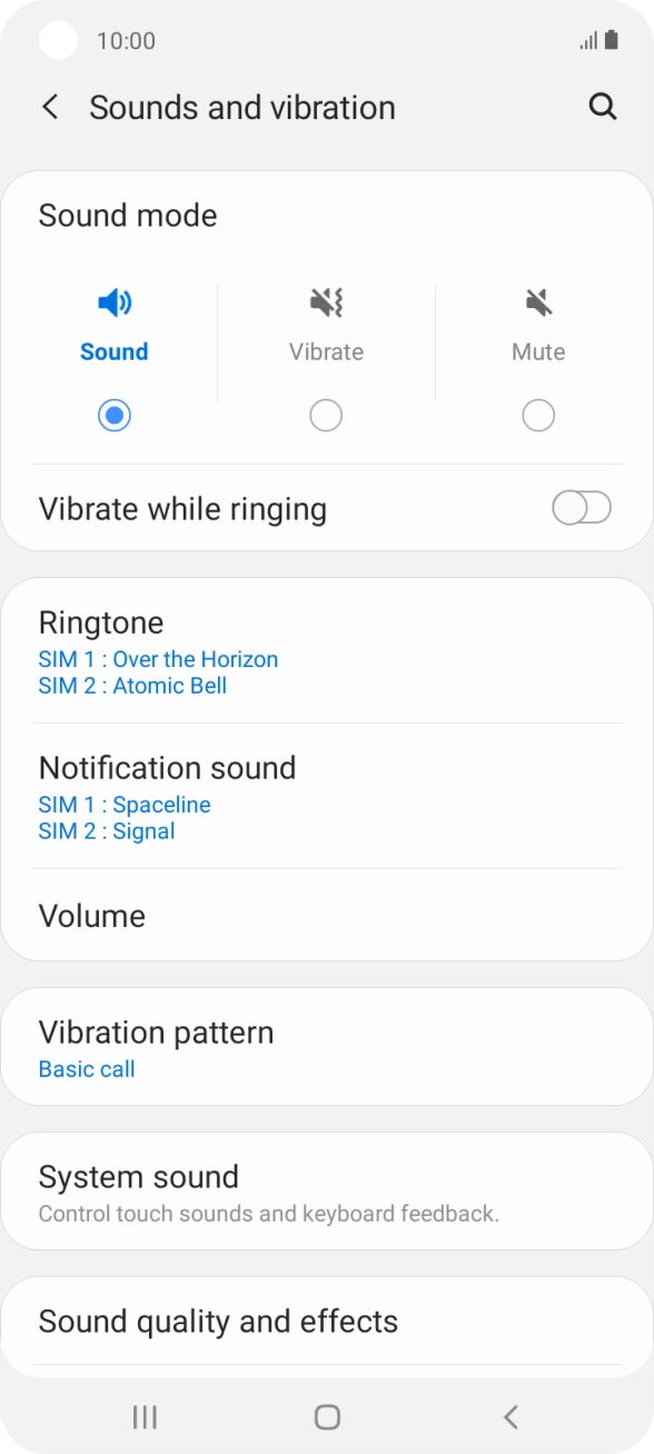 Press Ringtone.