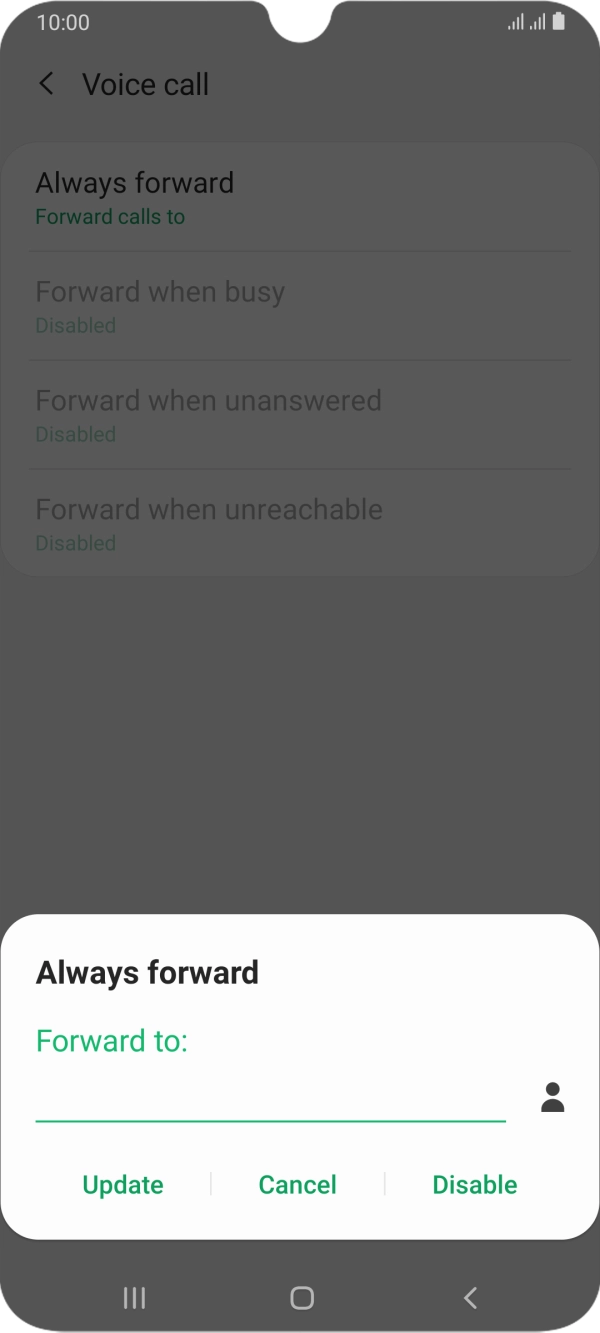 Press Disable.