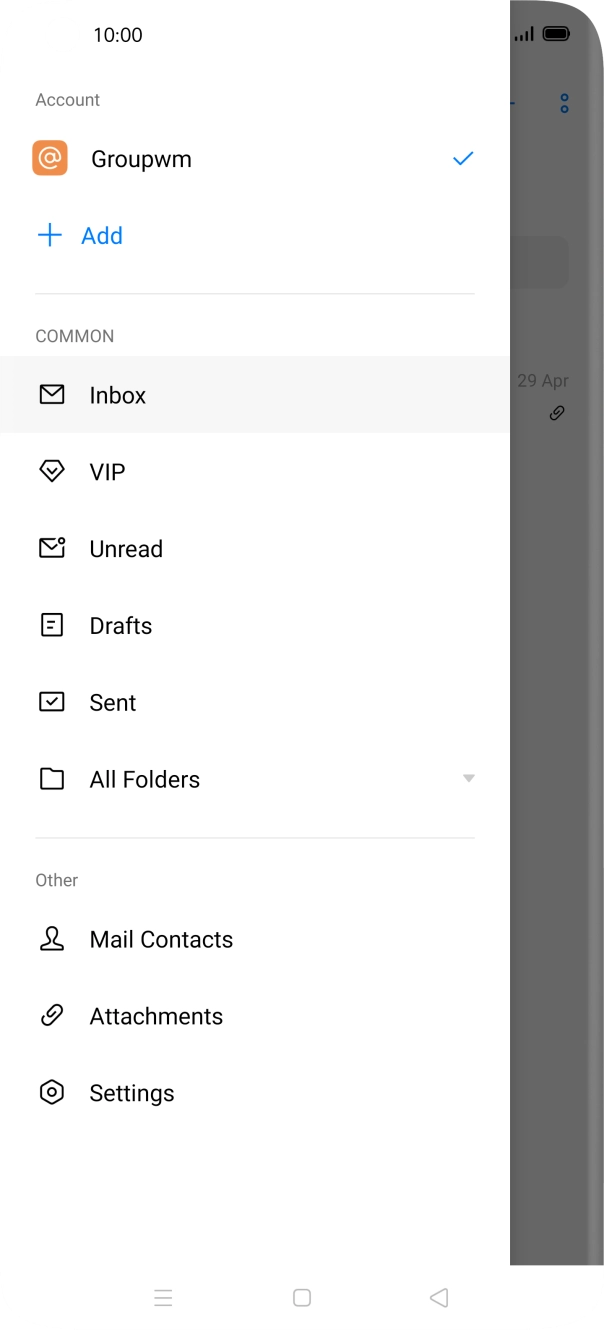 Press Settings.