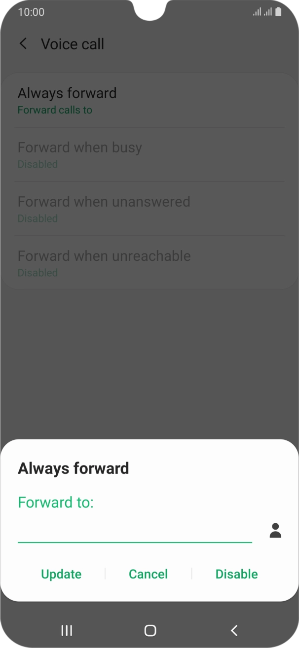 Press Disable.