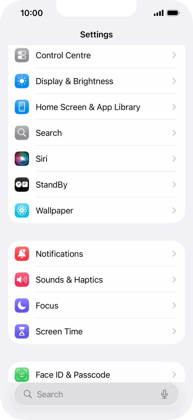 Press Display & Brightness.