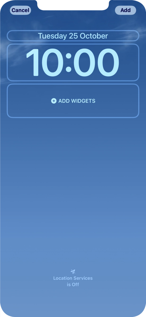 To customise the way the lock screen date is displayed, press the date widget and follow the instructions on the screen to select the required widget display mode. To customise the way the lock screen date is displayed, press the date widget and follow the instructions on the screen to select the required widget display mode.