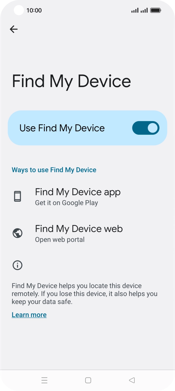 Press the Home key to return to the home screen. Press the Home key to return to the home screen.