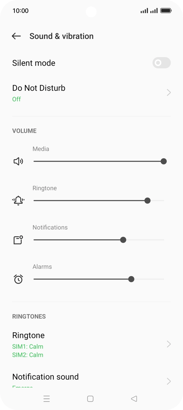 Press Ringtone.