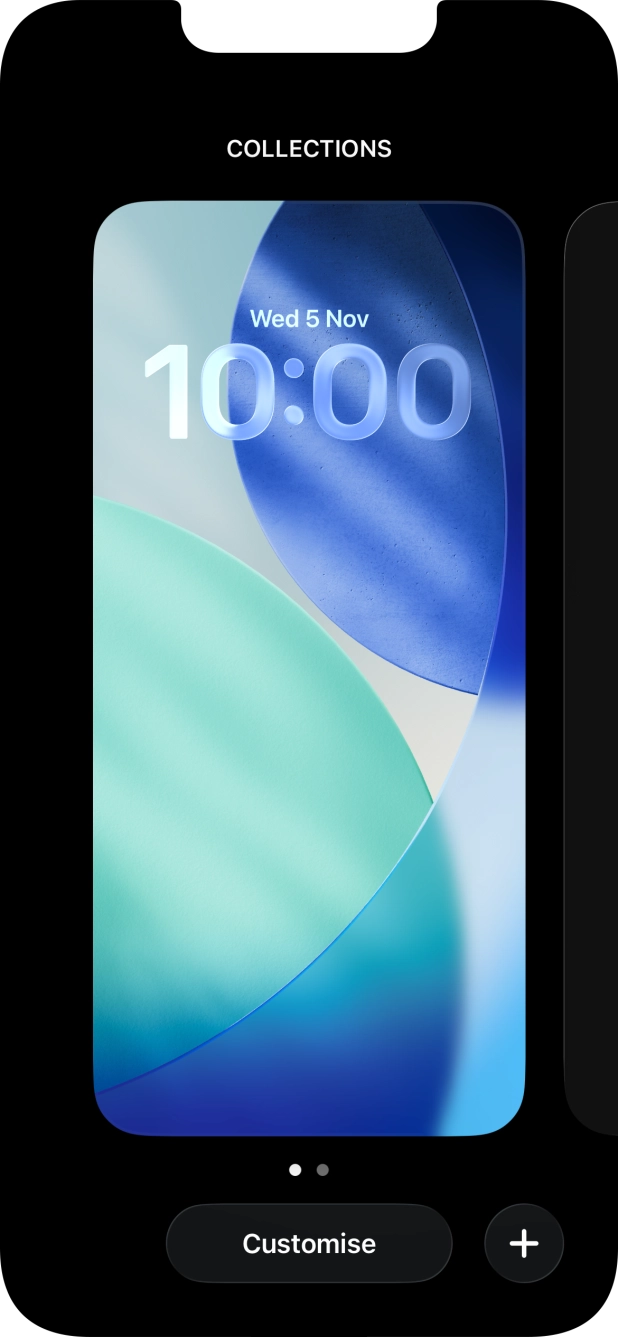 Press the add icon.