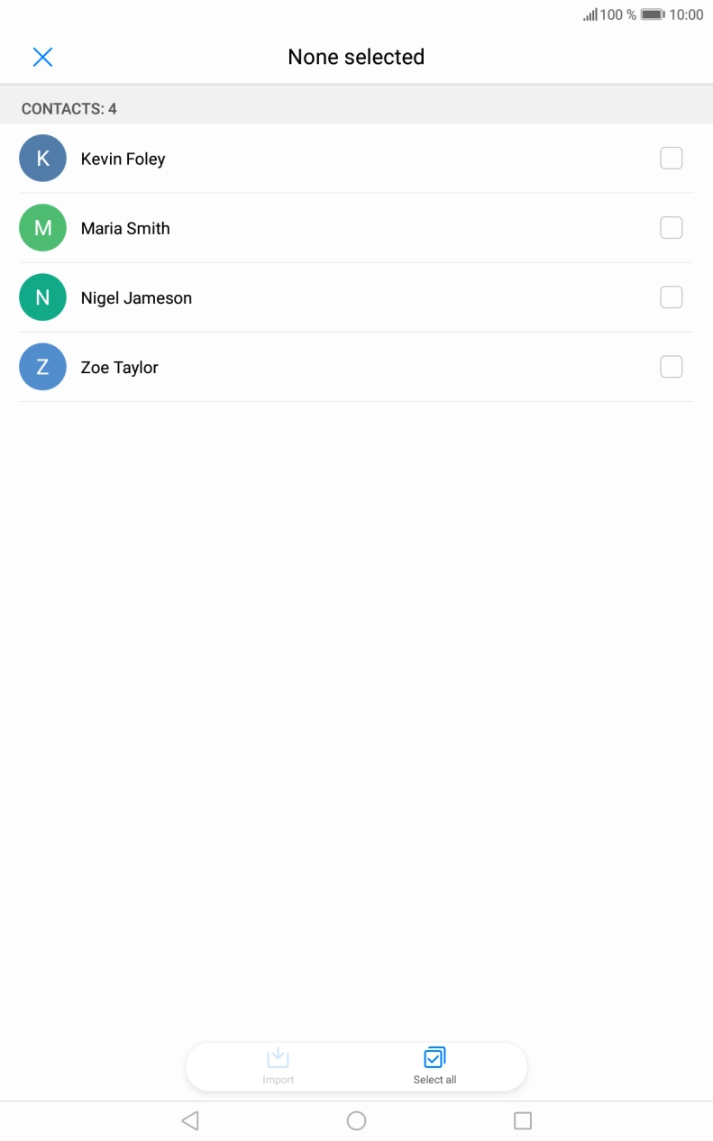 Press Select all.