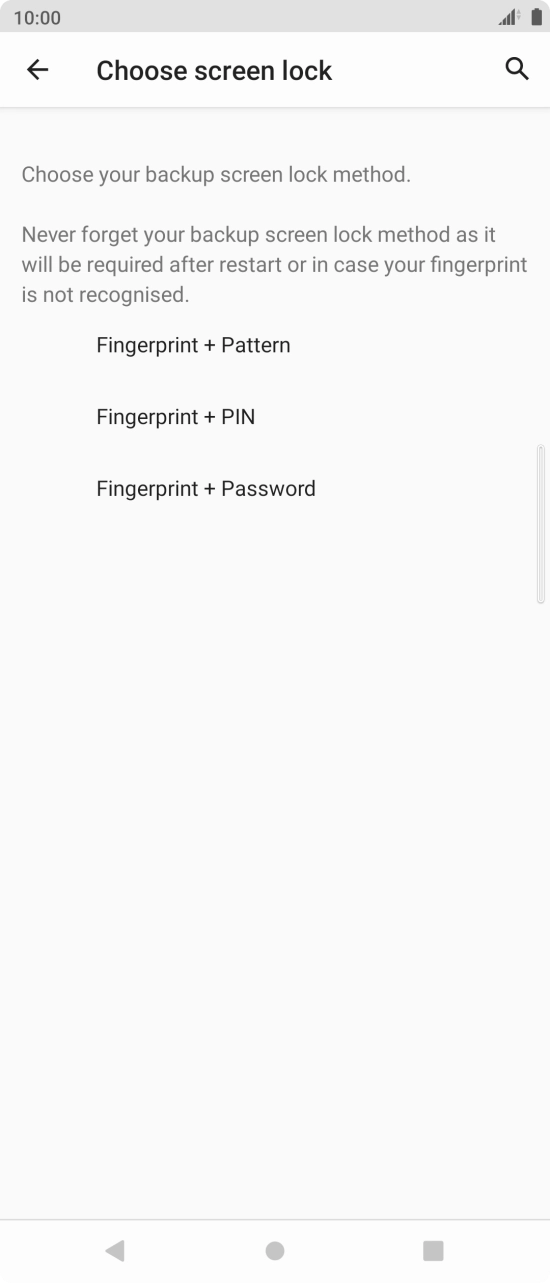 Press the required phone lock code and follow the instructions on the screen to create an additional phone lock code. Press the required phone lock code and follow the instructions on the screen to create an additional phone lock code.