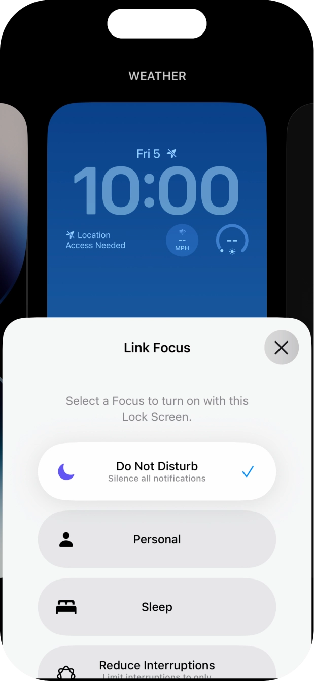 Press the close icon. Press the close icon.