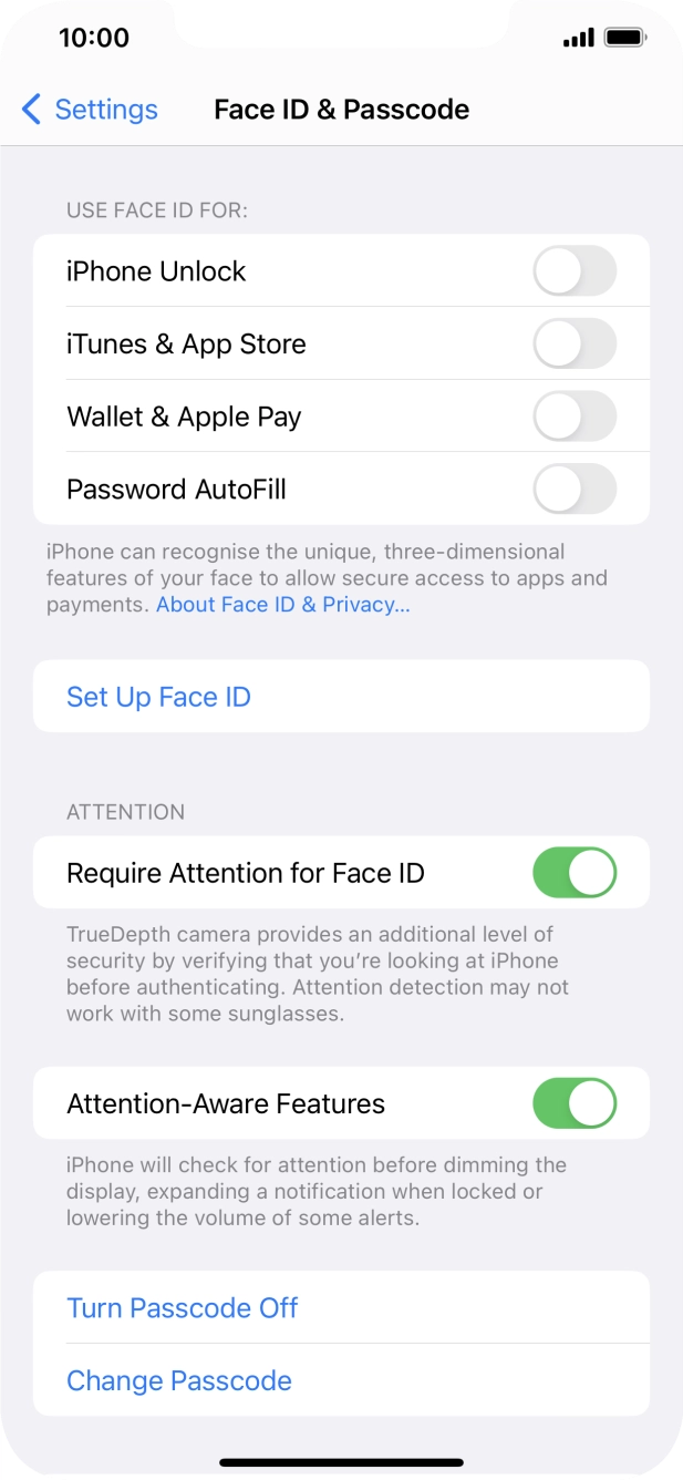 Press Turn Passcode Off and key in the phone lock code. Press Turn Passcode Off and key in the phone lock code.