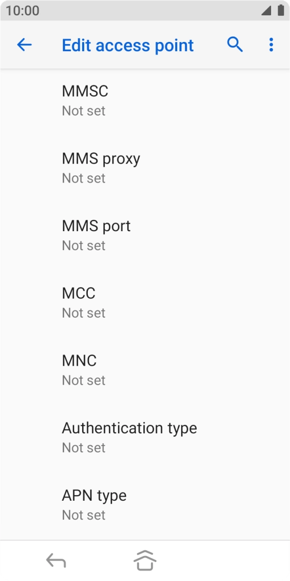 Press MMSC.