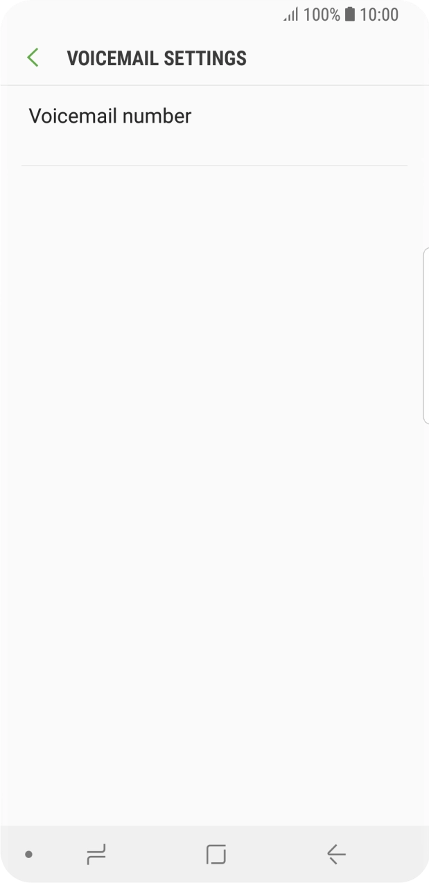 Press Voicemail number. Press Voicemail number.