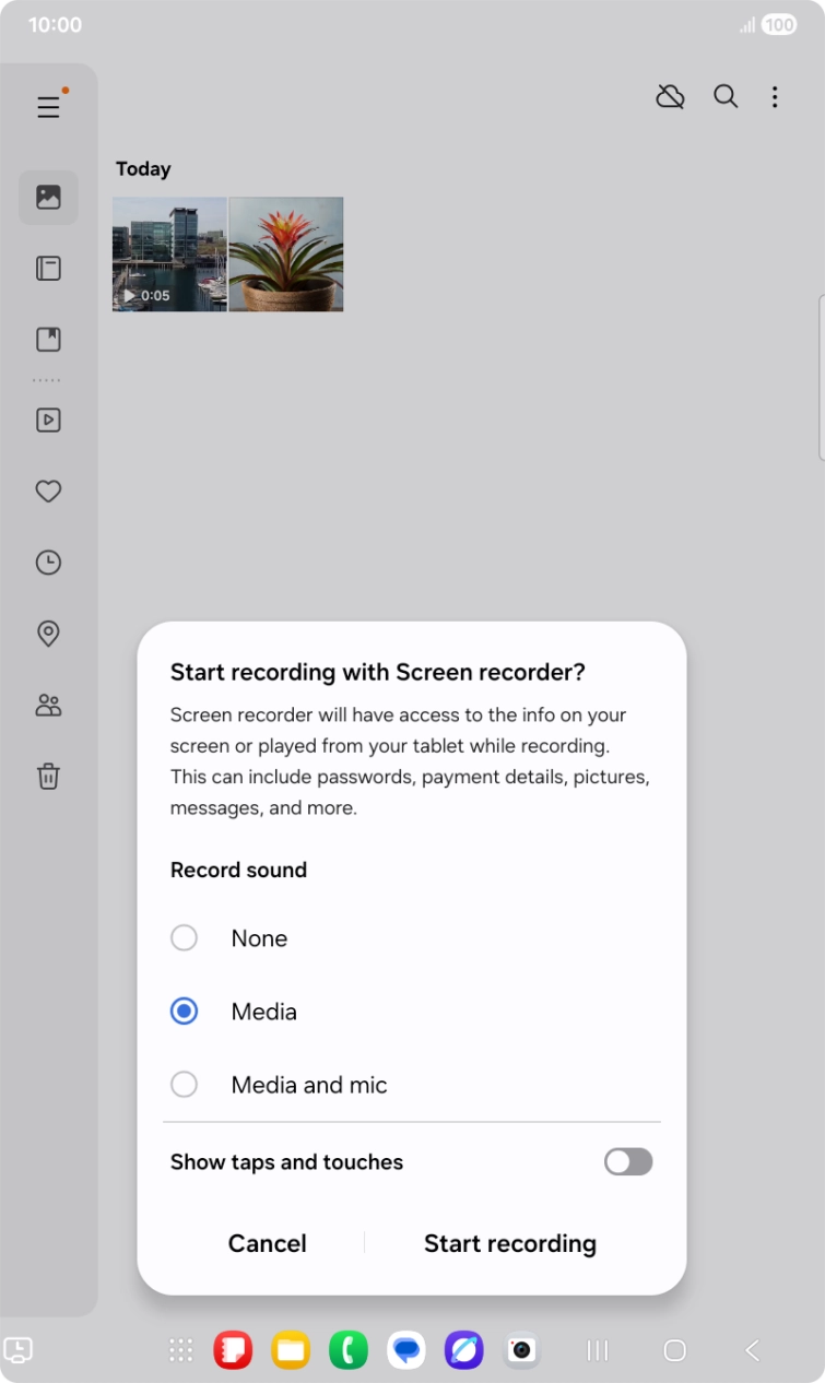 Follow the instructions on the screen to select the required settings.