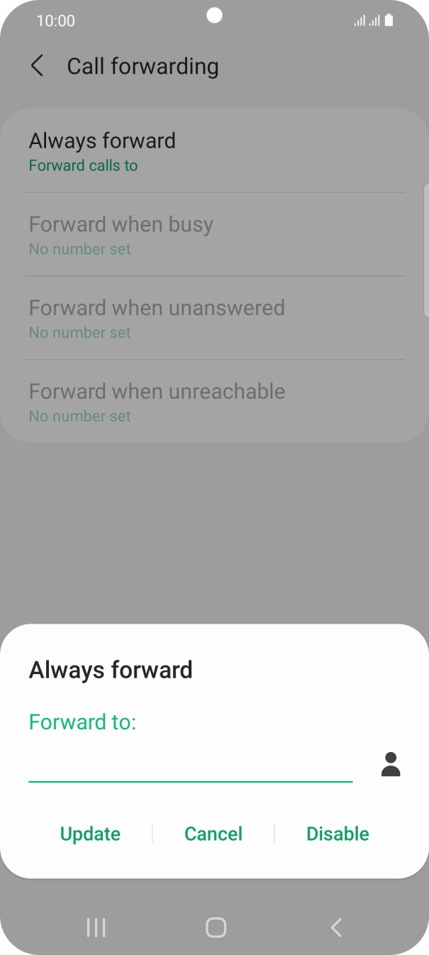 Press Disable.