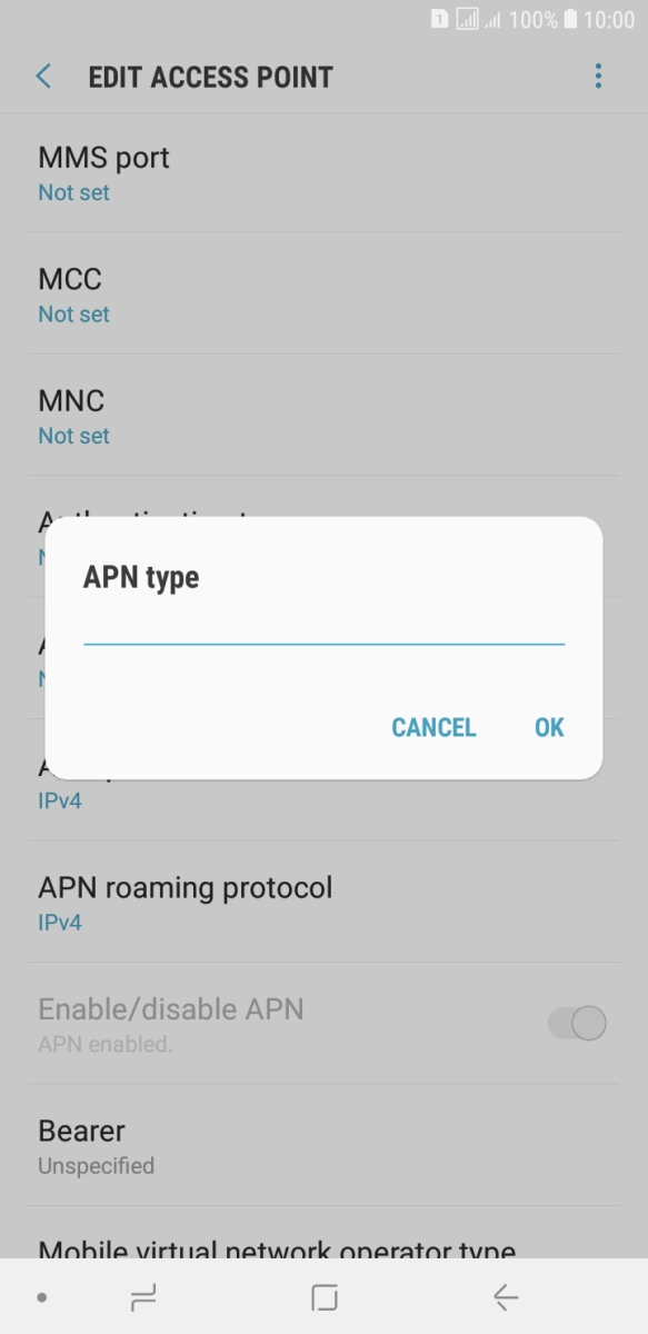 Key in mms and press OK. Key in mms and press OK.