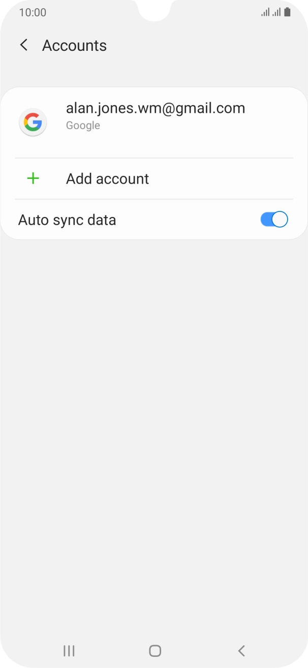 Press the Home key to return to the home screen.