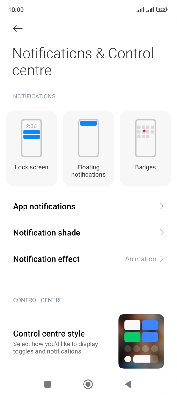 Press App notifications. Press App notifications.