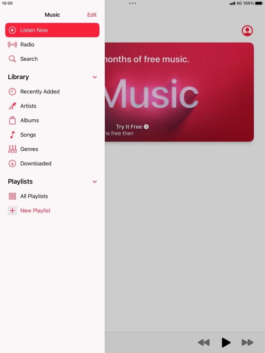 Press New Playlist.
