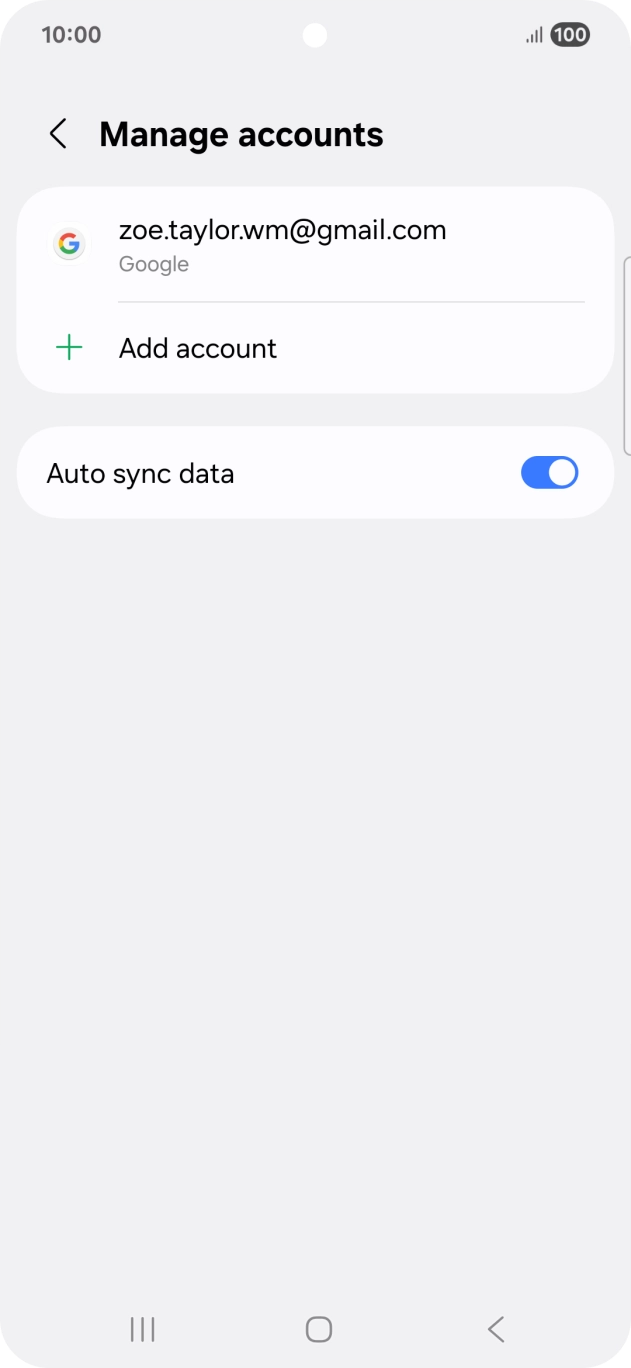 Press the Home key to return to the home screen.