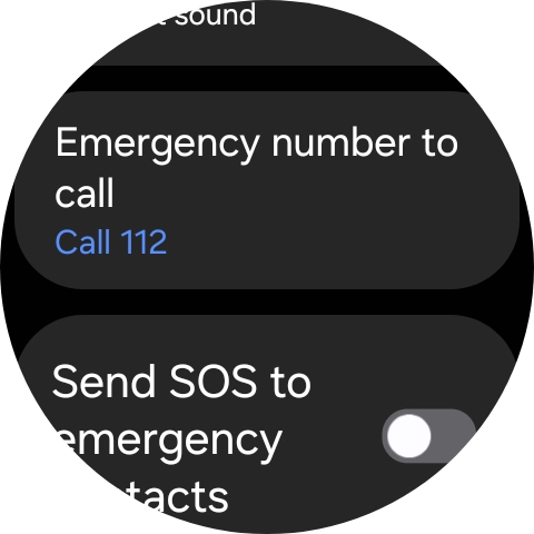 Press Emergency number to call.