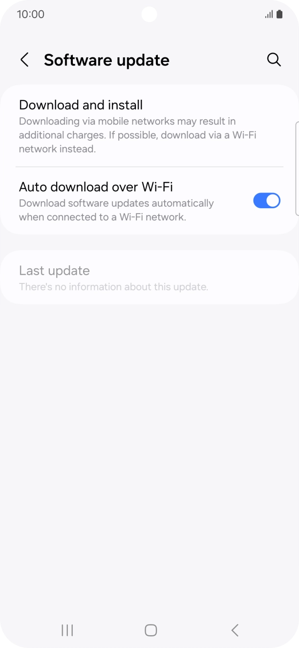 Press Download and install. If a new software version is available, it's displayed. Follow the instructions on the screen to update the phone software. Press Download and install. If a new software version is available, it's displayed. Follow the instructions on the screen to update the phone software.