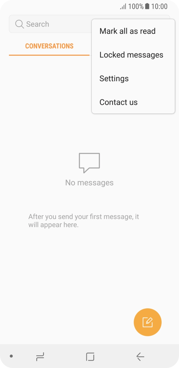 Press Settings. Press Settings.