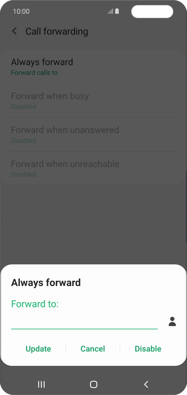 Press Disable.
