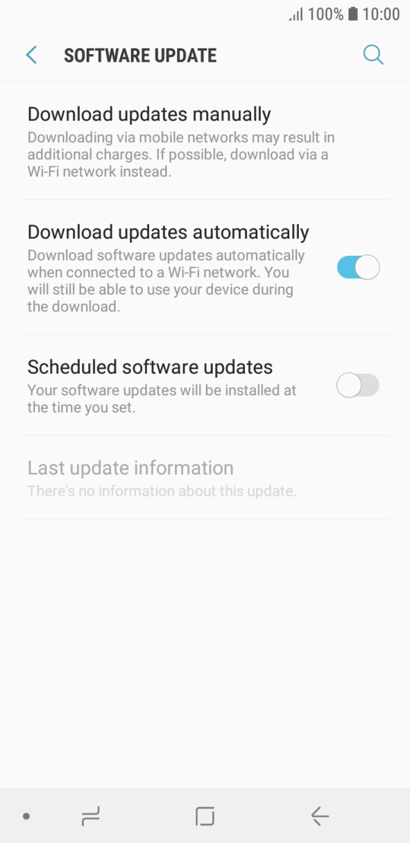 Press Download updates manually. If a new software version is available, it's displayed. Follow the instructions on the screen to update the phone software. Press Download updates manually. If a new software version is available, it's displayed. Follow the instructions on the screen to update the phone software.