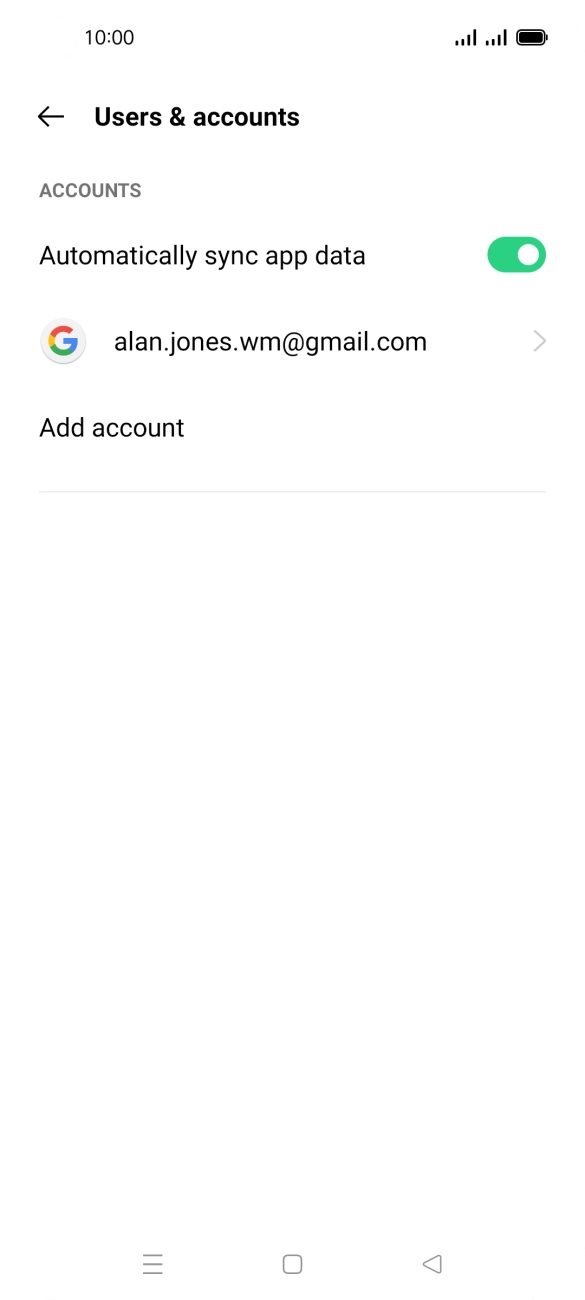 Press the Home key to return to the home screen.