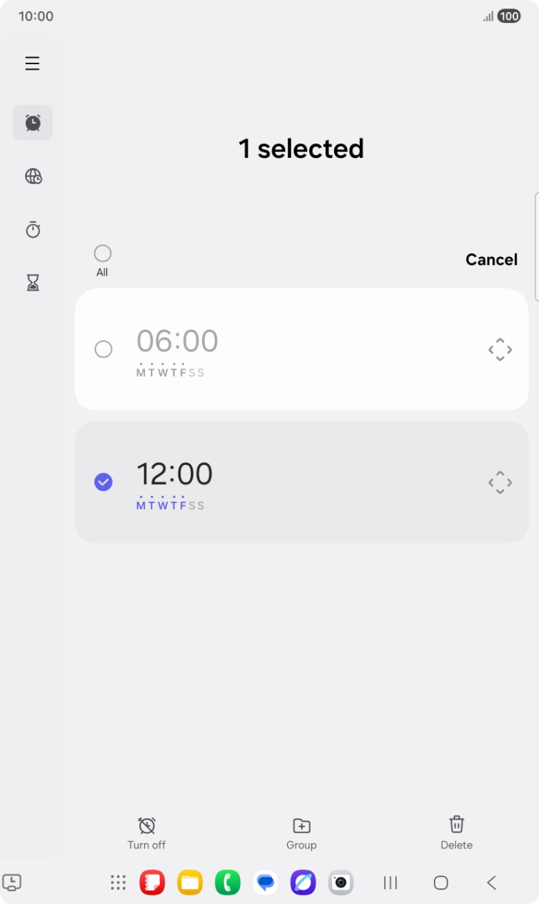 Press Delete.